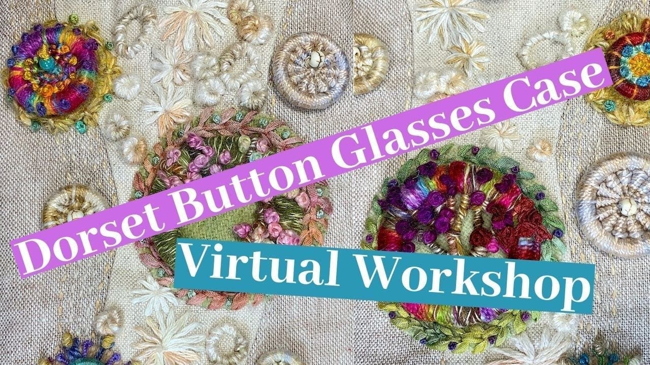 Stitch Along Dorset Button Glasses Case Ariane Zurcher